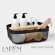 Корзина Ladom 32.5x24.5x11.5 см пластик цвет черный