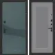 Входная дверь Bunker Бункер BN-13 правый 205x88см цвет веллюто верде/серый софт рельеф с панелью Амстрод