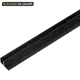 Планка угловая F-образная 60x1.3 см для стеновой панели 4 мм цвет черный