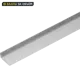 Планка угловая F-образная 60x1.5 см для стеновой панели 6 мм цвет алюминий