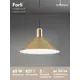 Светильник подвесной Moderli Forli V11549-1p 1 лампа 3 м² цвет золотой
