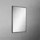 Зеркало для ванной Belbagno Зеркала в алюминиевой раме SPC-AL-500-800 Nero с подсветкой 50x80см