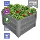 Грядка садовая Уличные лестницы Ul-Grd-Patio-440-750-750-S ДПК 75 x 75 x 44 см серый/серебристый