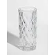 Ваза Сима-ленд Шерри ромбы стекло цвет прозрачный 24 см