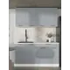 Кухонный гарнитур Невада Mebiplex Ут-00156826 160x217.8x60 см ЛДСП цвет светло-серый.