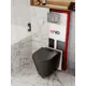 Комплект 3 в 1 инсталляция Enio Profi EN7050050 693408 унитаз подвесной Enio Cento BL и кнопка хром Pulsante