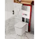 Комплект 3 в 1 инсталляция Enio Profi EN7050050 692172 унитаз подвесной Enio Binario и кнопка хром Linea