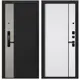 Входная дверь Foreman Lambo 2 правый 205x86см цвет черный кварц и дюна бриз/беллучи