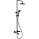 Душевая система KONSENSA Терни с термостатом цвет черный