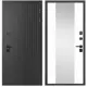 Входная дверь Foreman Ф-15 правый 205x86см цвет графит/белый матовый с зеркалом
