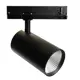 Светодиодный светильник Feron AL147 трековый на шинопровод 40W 4000K 35 градусов черный 3х фазный 51601
