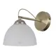Настенный светильник Gerhort G11091/1wab wt цвет белый/бронза