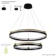 Подвесной светильник Crystal Lux FERNANDO 123Вт LED черный FERNANDO SP123W LED BLACK/GOLD