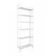 Стеллаж Scandi systems 6 полок 80x200x30 см ЛДСП цвет белый