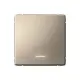 Выключатель встраиваемый Systeme electric ArtGallery GAL000513 1 клавиша цвет шампань