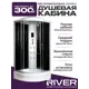 Гидромассажная душевая кабина River Dunay средний поддон 100x100см