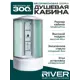 Душевая кабина River Amur высокий поддон 90x90см 10000001375