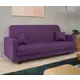 Диван раскладной Гамма Мелодия 215x90x90 см рогожка цвет фиолетовый