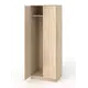 Шкаф распашной с 2 дверями ШО-34 71x192x56 см ЛДСП цвет дуб сонома