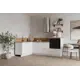 Кухонный гарнитур Лизет Арника 00-00287827 375x240x60 см ЛДСП цвет белый