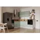 Кухонный гарнитур Лизет Арника 00-00287771 375x240x60 см ЛДСП цвет зеленый