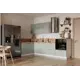 Кухонный гарнитур Лизет Арника 00-00287780 420x240x60 см ЛДСП цвет зеленый