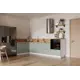 Кухонный гарнитур Лизет Арника 00-00287784 435x240x60 см ЛДСП цвет зеленый