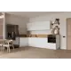 Кухонный гарнитур Лизет Арника 00-00287812 450x240x60 см ЛДСП цвет белый