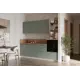 Кухонный гарнитур Лизет Арника 00-00286124а 240x240x60 см ЛДСП цвет зеленый