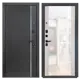 Дверь входная металлическая Порта Р-3 88x205 см левая серая с зеркалом