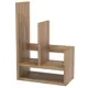 Полка настольная Вектор №6 35x17 см ЛДСП цвет дуб канзас коричневый
