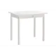 Кухонный стол прямоугольный Элегия 0x85 см пластик цвет белый / белый, пластик