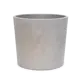 Кашпо Аура Композит d 14 см 13.1 см 1.4 л бетон серый/серебристый