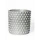 Кашпо Драже Композит d 15 см 14.9 см 1.82л бетон серый/серебристый