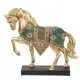 Фигура декоративная Лошадь 822810 7.5x32 см желтый/золотой
