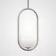 Светильник подвесной Imperiumloft Matthew mccormick hoop silver mila pendant Impr_179965-22 1 лампа 4 м² цвет серебристый/белый
