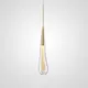 Светильник подвесной светодиодный Imperiumloft Fial Impr_140680-26 1 м² белый свет цвет прозрачный/золотой