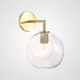 Настенный светильник Imperiumloft Rh globe shade single sconce brass Impr_123276-22 цвет прозрачный/латунь