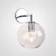 Настенный светильник Imperiumloft Rh globe shade single sconce silver Impr_123277-22 цвет прозрачный/никель