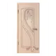 Комплект межкомнатной двери VFD 10ДО5 левый остеклённая 200x70см шпон цвет беленый дуб с коробом и наличниками