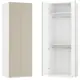Шкаф распашной Амьен латте 80х232,2х54,5 с 2 полками и 2 штангами ЛДСП каркас белый