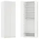 Шкаф распашной София белый 80х232,2х54,5 с 4 полками и  штангой  ЛДСП белый