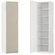 Шкаф распашной Амьен латте с 6 полками 60х232,2х54,5 ЛДСП каркас белый