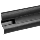 Плинтус напольный Pro Дом ПВХ цвет черный 2200x55x23 мм