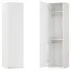 Шкаф распашной София белый 60х232,2х54,5 с 2 полками и 2 штангами ЛДСП каркас белый