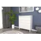 Комод Furnistyle Кт-49 120 CR 4 S white 4 ящика 90х41х106 см ЛДСП цвет белый