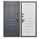 Входная дверь Superlock SL-103 левый 205x96см цвет графит/сатин белый