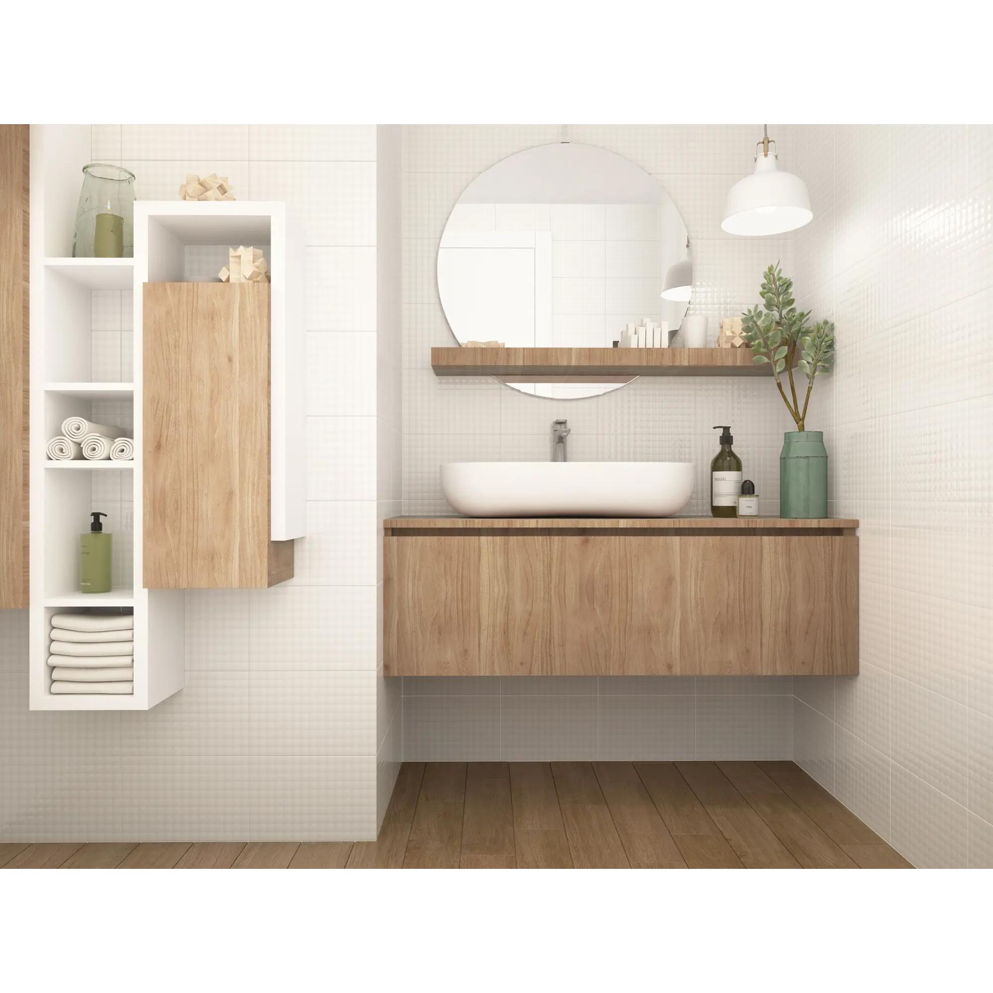 Плитка настенная Шахтинская Плитка Белая 20x30 см 1.44 м² матовая цвет ...