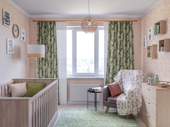 Детская в природном стиле Детская в природном стиле