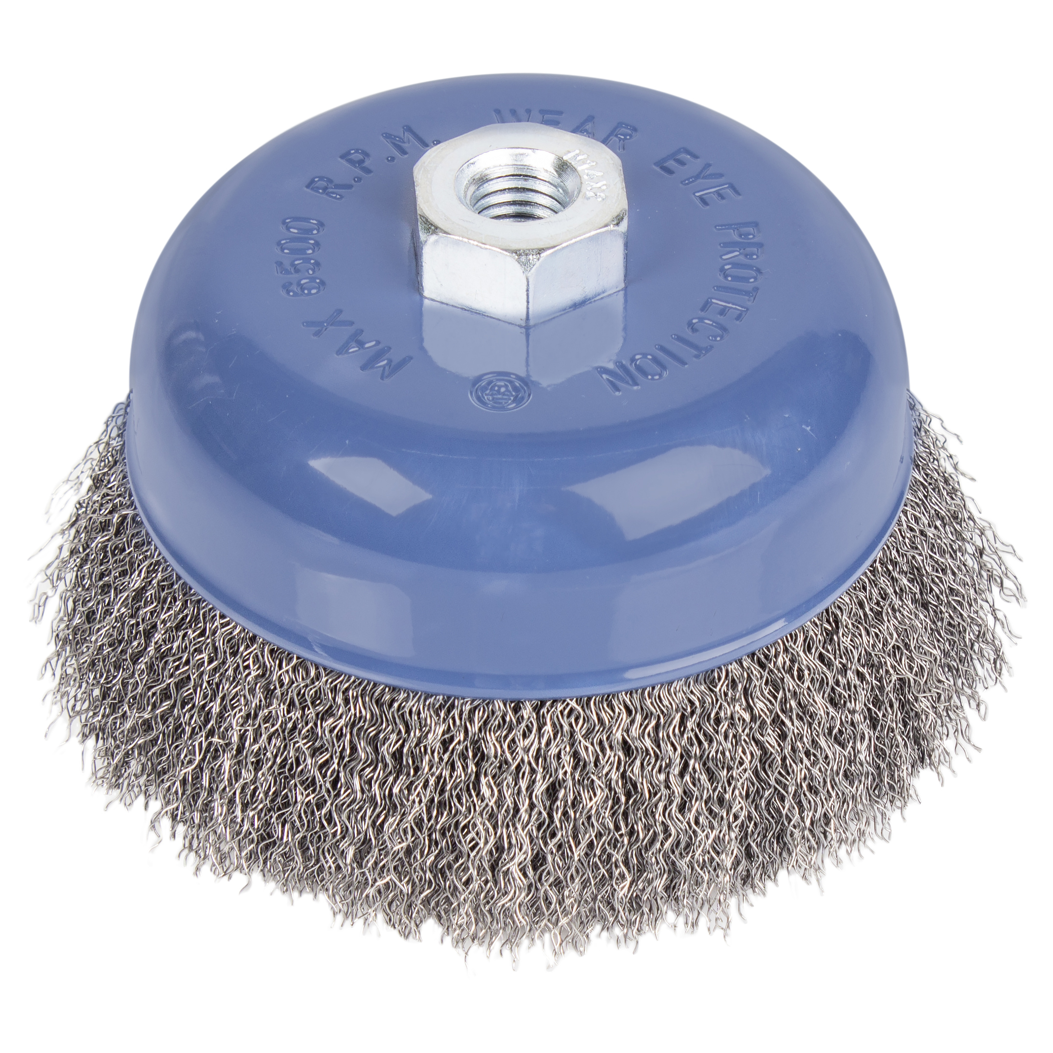 Изображение товара Щетка для УШМ чашечная Dexter 125 мм металлическая для металла и дерева